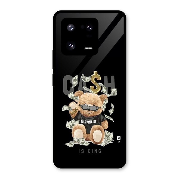 Billionaire Teddy Glass Back Case for Xiaomi 13 Pro