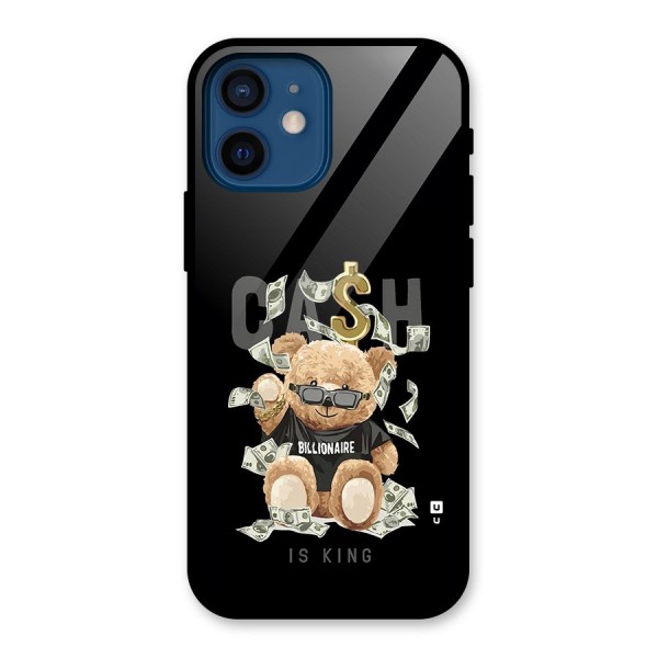 Billionaire Teddy Glass Back Case for iPhone 12 Mini