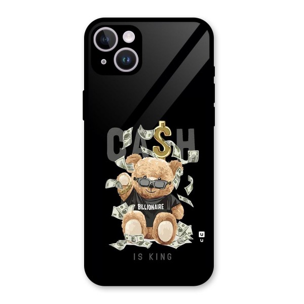 Billionaire Teddy Glass Back Case for iPhone 14 Plus