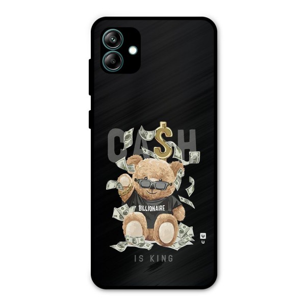 Billionaire Teddy Metal Back Case for Galaxy A04