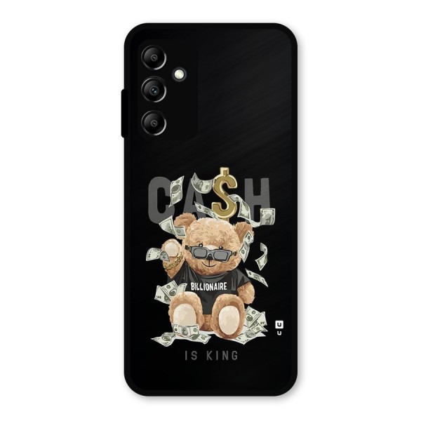 Billionaire Teddy Metal Back Case for Galaxy A14 5G