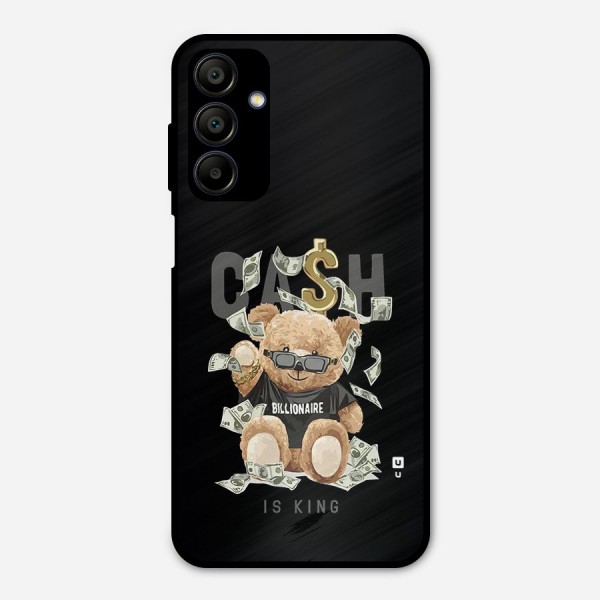 Billionaire Teddy Metal Back Case for Galaxy A15 5G