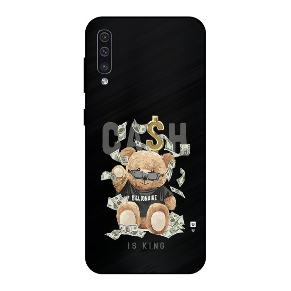 Billionaire Teddy Metal Back Case for Galaxy A30s