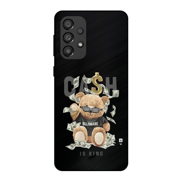 Billionaire Teddy Metal Back Case for Galaxy A33 5G