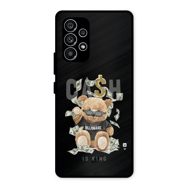 Billionaire Teddy Metal Back Case for Galaxy A53 5G