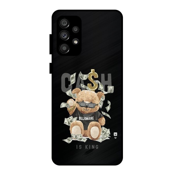 Billionaire Teddy Metal Back Case for Galaxy A73 5G