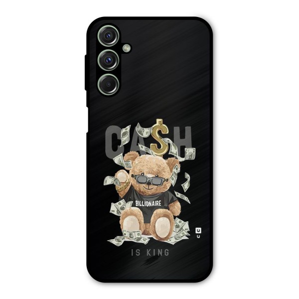 Billionaire Teddy Metal Back Case for Galaxy F34