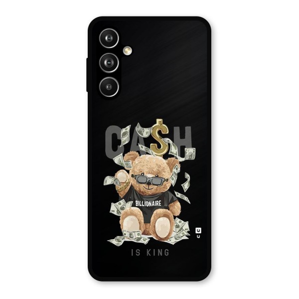 Billionaire Teddy Metal Back Case for Galaxy F54