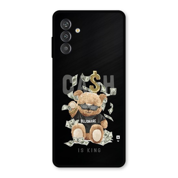 Billionaire Teddy Metal Back Case for Galaxy M14 5G