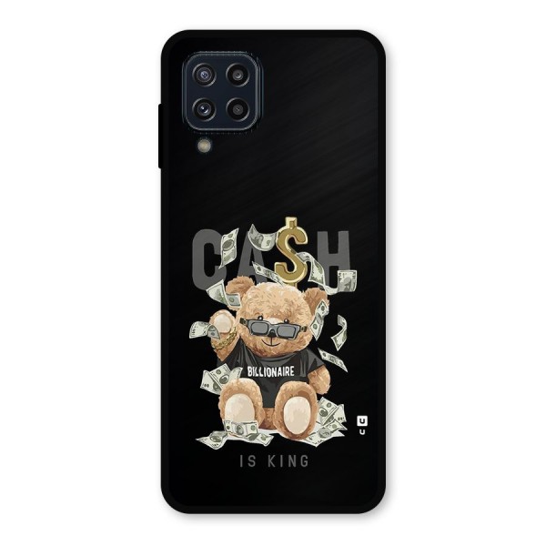 Billionaire Teddy Metal Back Case for Galaxy M32