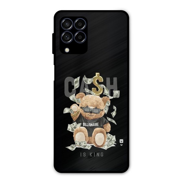 Billionaire Teddy Metal Back Case for Galaxy M53 5G