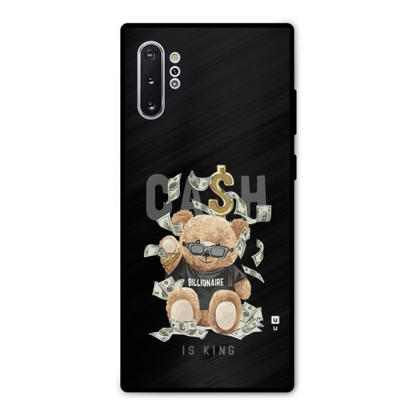 Billionaire Teddy Metal Back Case for Galaxy Note 10 Plus