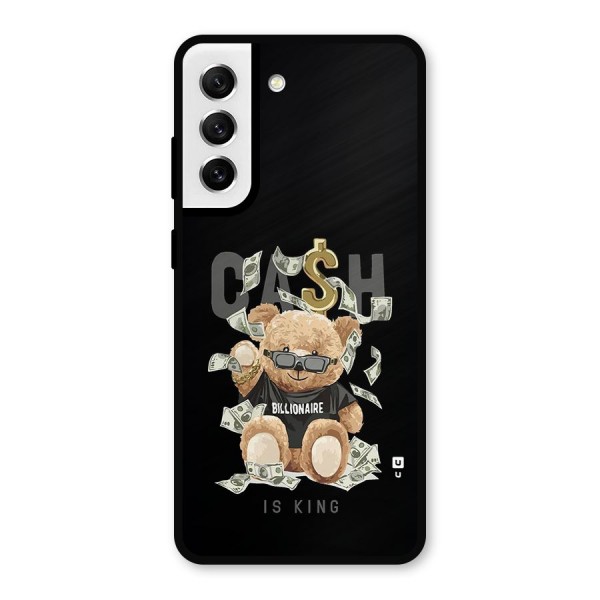 Billionaire Teddy Metal Back Case for Galaxy S21 FE 5G