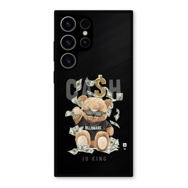 Billionaire Teddy Metal Back Case for Galaxy S23 Ultra