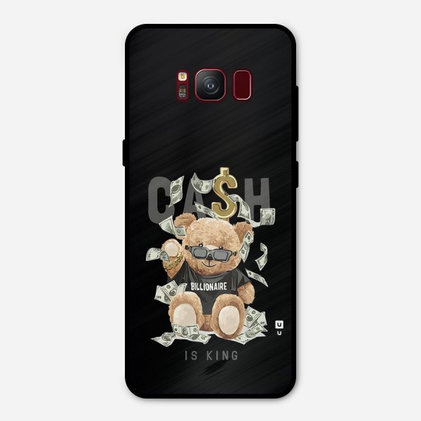 Billionaire Teddy Metal Back Case for Galaxy S8