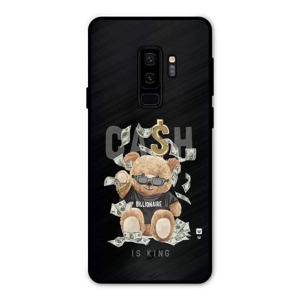 Billionaire Teddy Metal Back Case for Galaxy S9 Plus