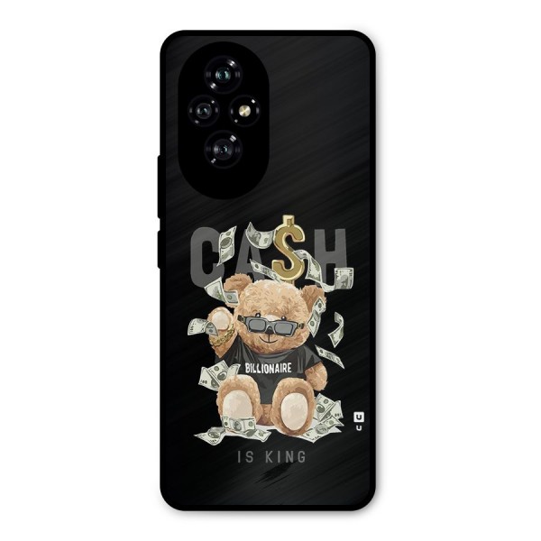 Billionaire Teddy Metal Back Case for Honor 200