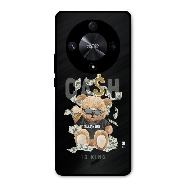 Billionaire Teddy Metal Back Case for Honor X9b