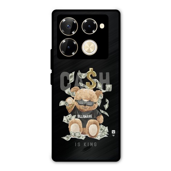 Billionaire Teddy Metal Back Case for Infinix Note 40 Pro