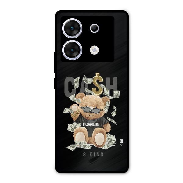 Billionaire Teddy Metal Back Case for Infinix Zero 30 5G