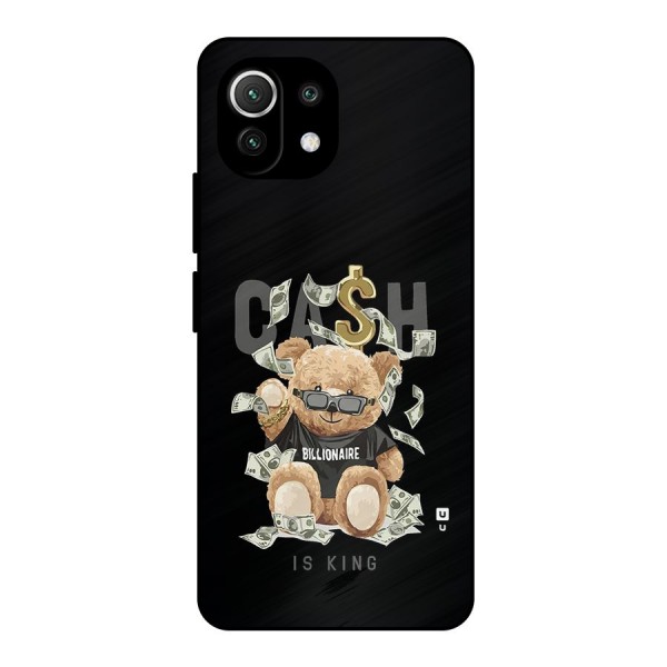 Billionaire Teddy Metal Back Case for Mi 11 Lite