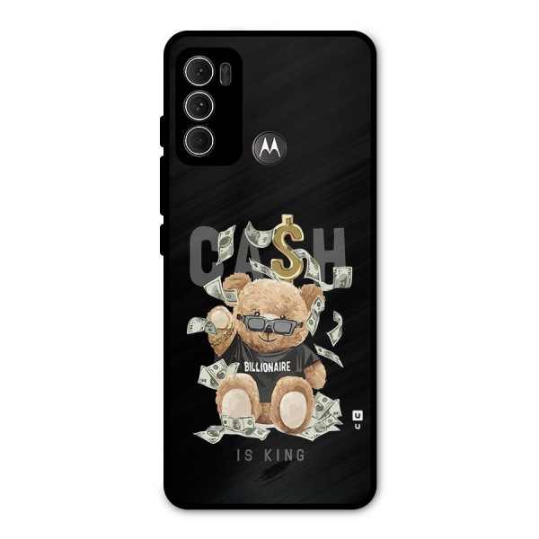 Billionaire Teddy Metal Back Case for Moto G60