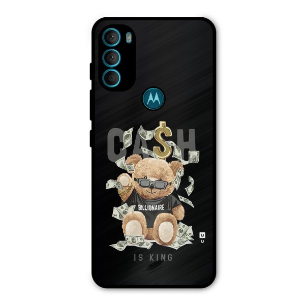 Billionaire Teddy Metal Back Case for Moto G71 5G