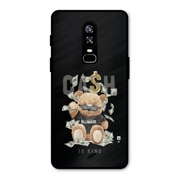 Billionaire Teddy Metal Back Case for OnePlus 6