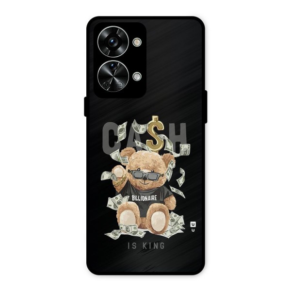 Billionaire Teddy Metal Back Case for OnePlus Nord 2T