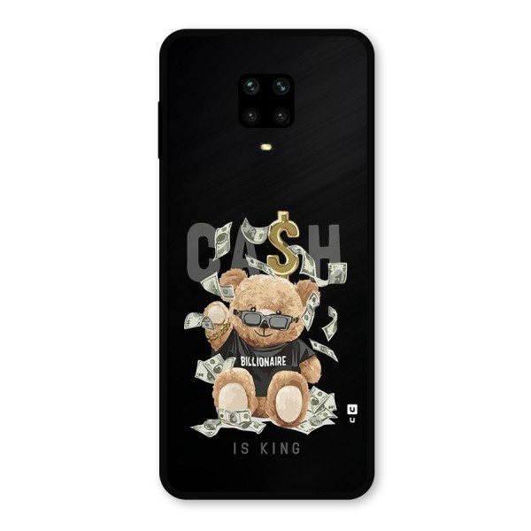 Billionaire Teddy Metal Back Case for Poco M2 Pro