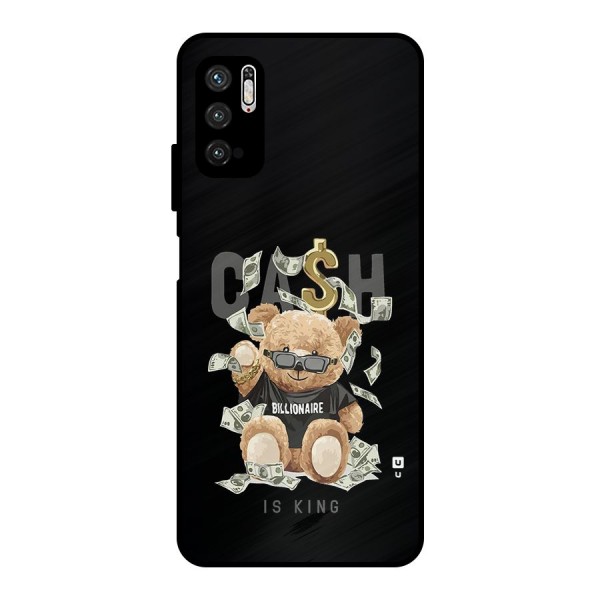 Billionaire Teddy Metal Back Case for Poco M3 Pro 5G