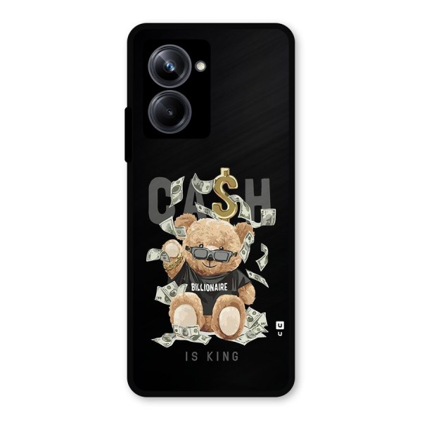 Billionaire Teddy Metal Back Case for Realme 10 Pro