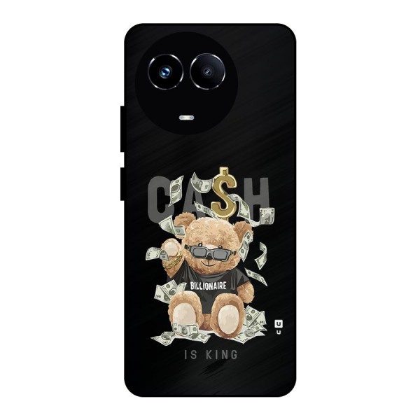 Billionaire Teddy Metal Back Case for Realme 11X