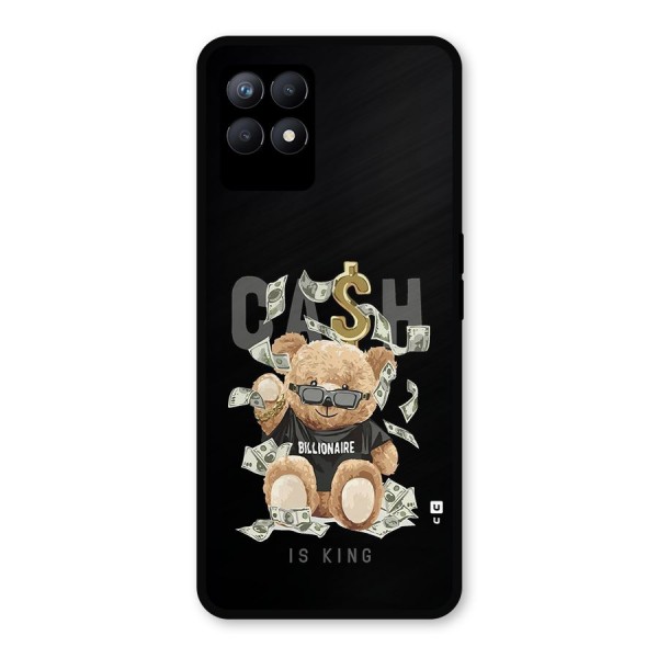 Billionaire Teddy Metal Back Case for Realme 8i