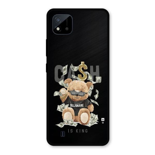 Billionaire Teddy Metal Back Case for Realme C11 2021