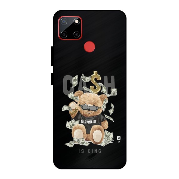 Billionaire Teddy Metal Back Case for Realme C12