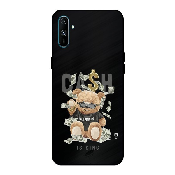 Billionaire Teddy Metal Back Case for Realme C3