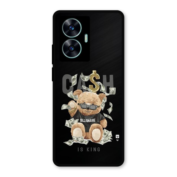 Billionaire Teddy Metal Back Case for Realme C55