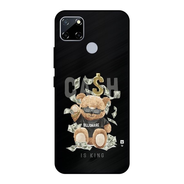 Billionaire Teddy Metal Back Case for Realme Narzo 20