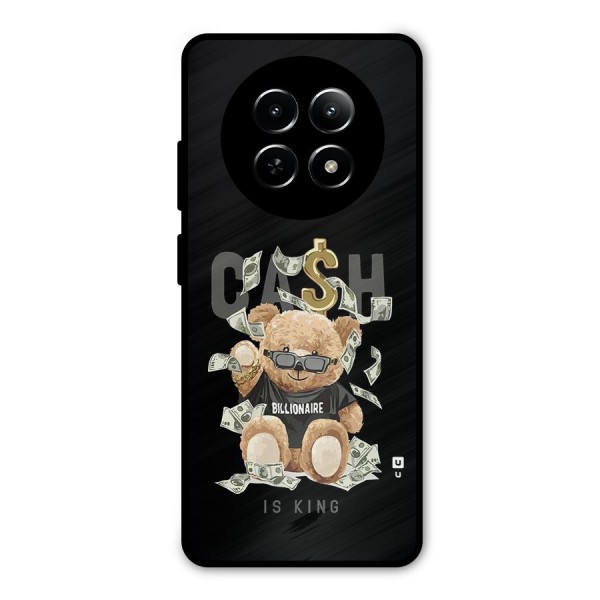 Billionaire Teddy Metal Back Case for Realme Narzo 70x 5G