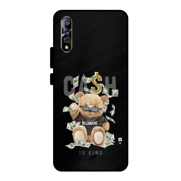 Billionaire Teddy Metal Back Case for Vivo S1