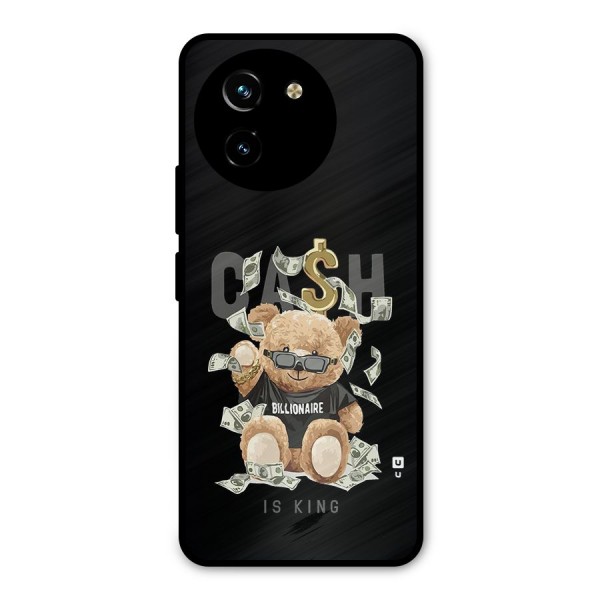 Billionaire Teddy Metal Back Case for Vivo T3x