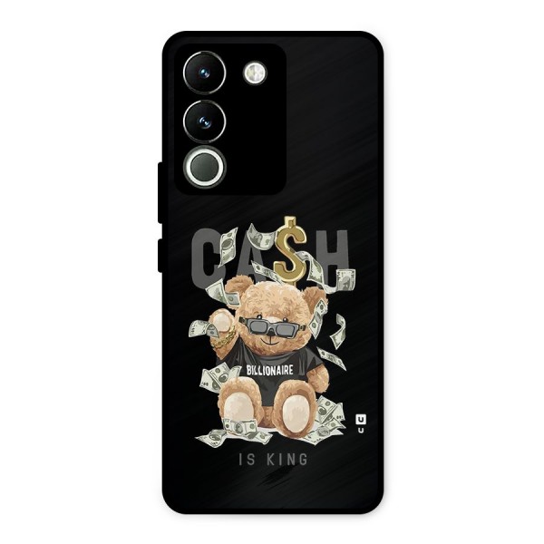 Billionaire Teddy Metal Back Case for Vivo Y200