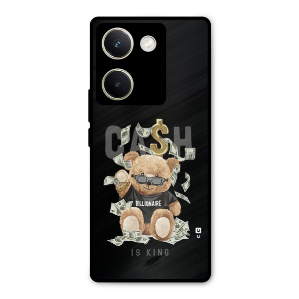 Billionaire Teddy Metal Back Case for Vivo Y200 Pro