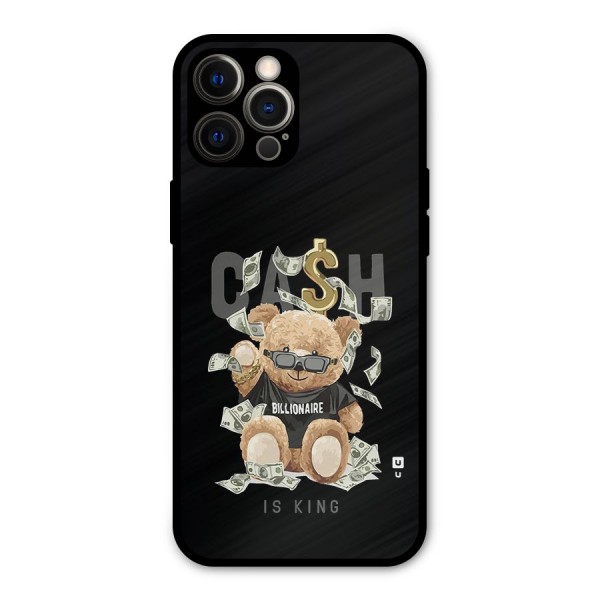 Billionaire Teddy Metal Back Case for iPhone 12 Pro Max