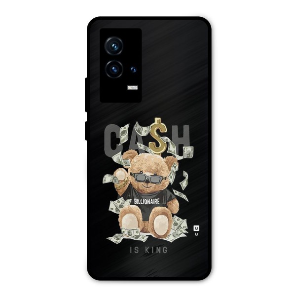 Billionaire Teddy Metal Back Case for iQOO 9 5G