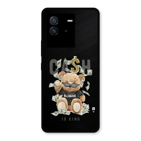 Billionaire Teddy Metal Back Case for iQOO Neo 6 5G