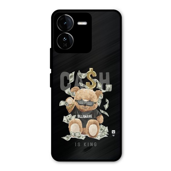 Billionaire Teddy Metal Back Case for iQOO Z9