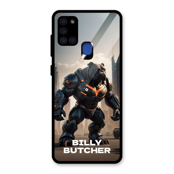 Billy Butcher Glass Back Case for Galaxy A21s