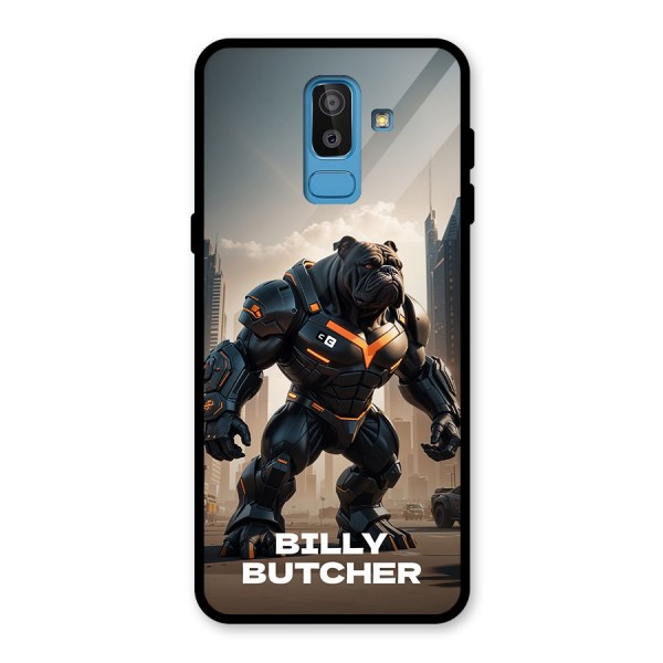 Billy Butcher Glass Back Case for Galaxy J8